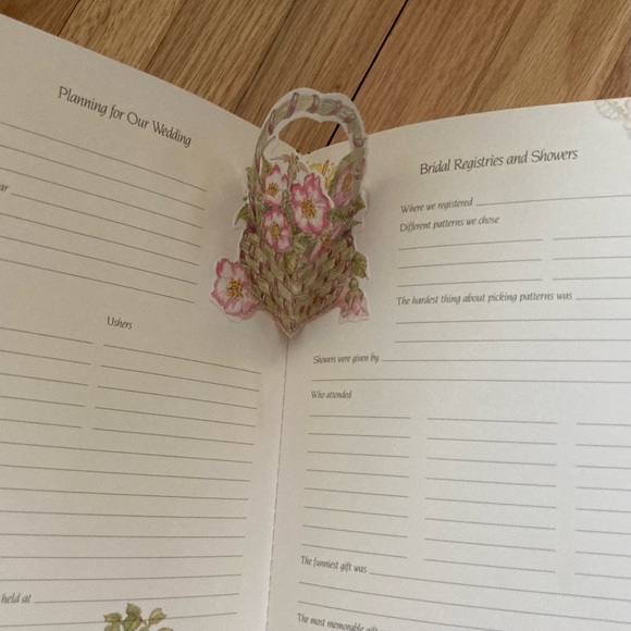 NWOT “Our Wedding Album” Keepsake (hardcover) Book w/3D pop up
Illustrations - Picture 13 of 16